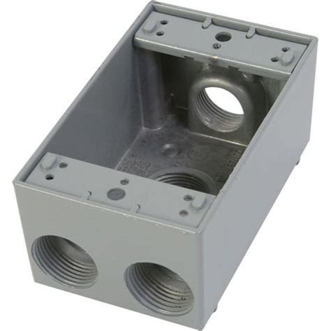 waterproof gang boxes metal|exterior single gang electrical box.